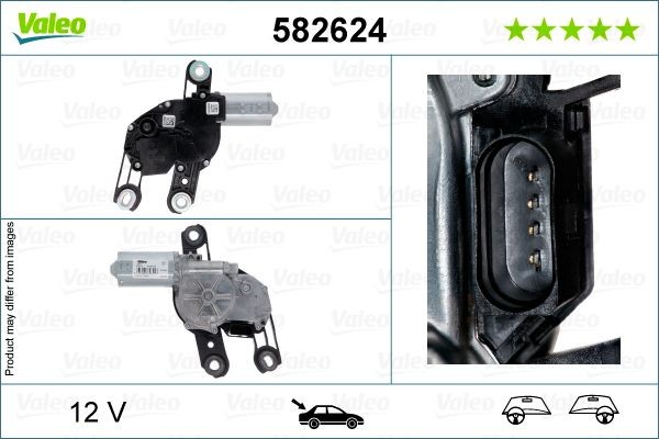 VALEO Wiper motor Article number: 582624 cheaply