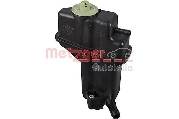 METZGER 2140316 Ekspansionsbeholder, Hydraulikolie- servostyring NEW BEETLE 2.5 150 HK Benzin 2010