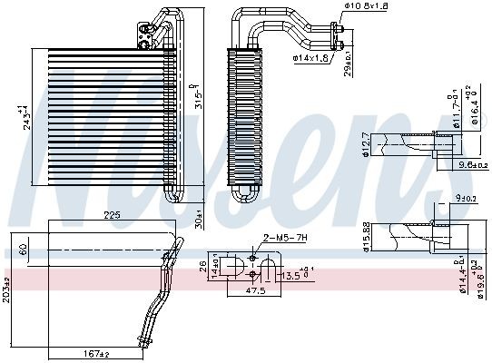 NISSENS Fordamper aircondition Varenummer: 92333 billige