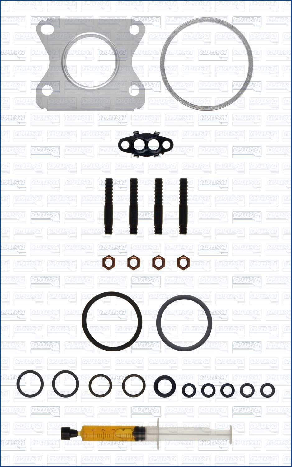 AJUSA JTC12466 Montaažikomplekt, kompressor CADDY 1.0 TSI 84 HP Bensiin