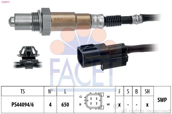 FACET Lambda sensor Article number: 10.8517 cheaply
