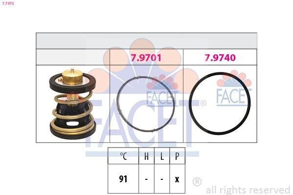 FACET Thermostat Article number: 7.7975 cheaply