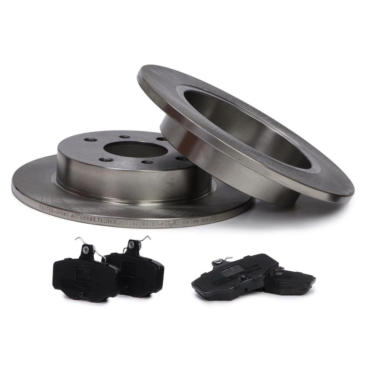 MASTER-SPORT Brake discs and pads set Article number: 201002151 cheaply