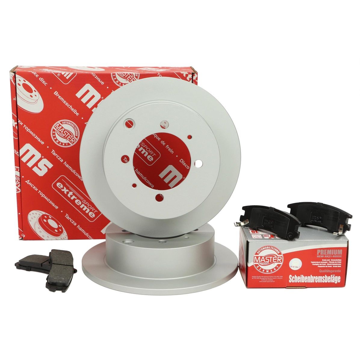 MASTER-SPORT Brake discs and pads set Article number: 201002400 cheaply