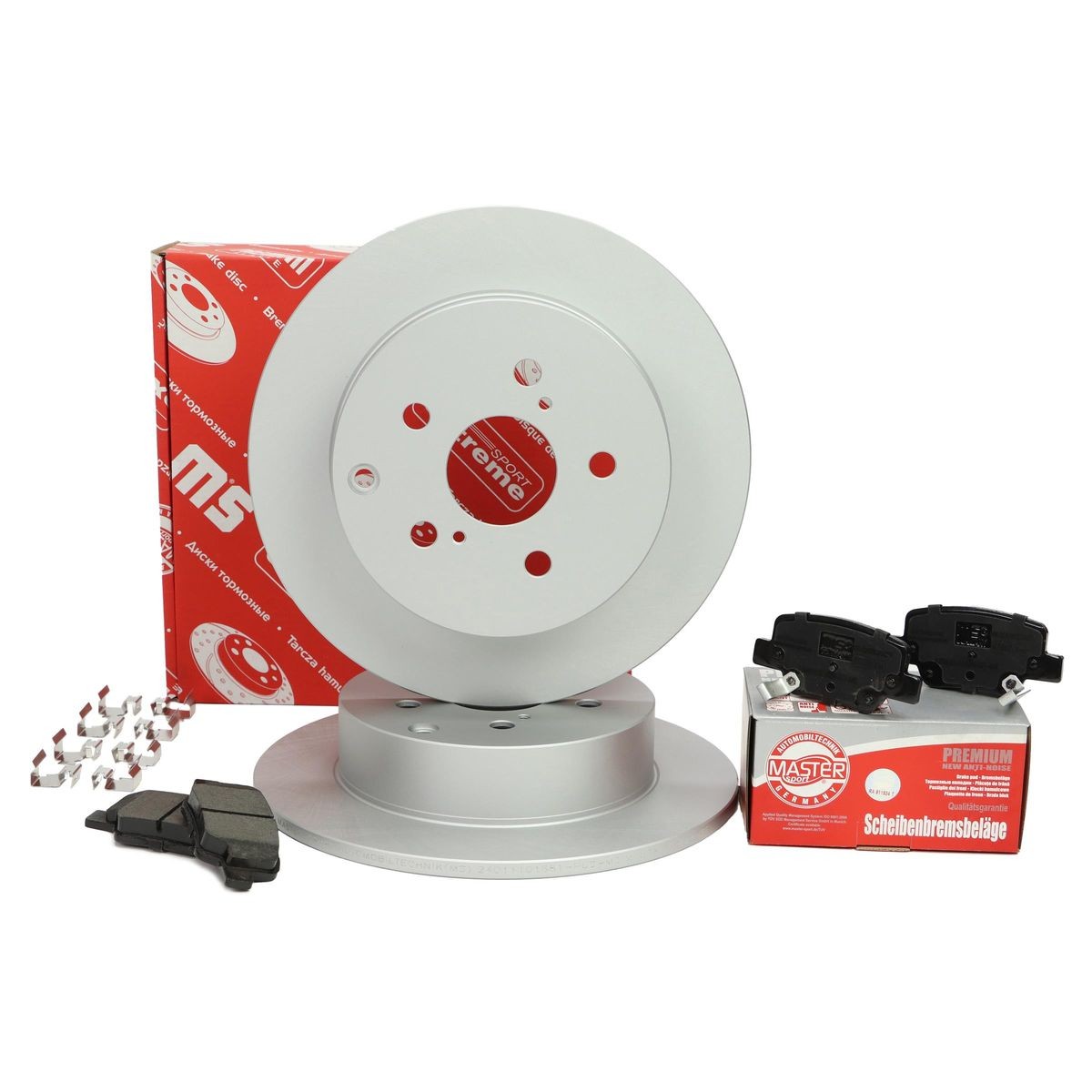 MASTER-SPORT Brake discs and pads set Article number: 201101680 cheaply