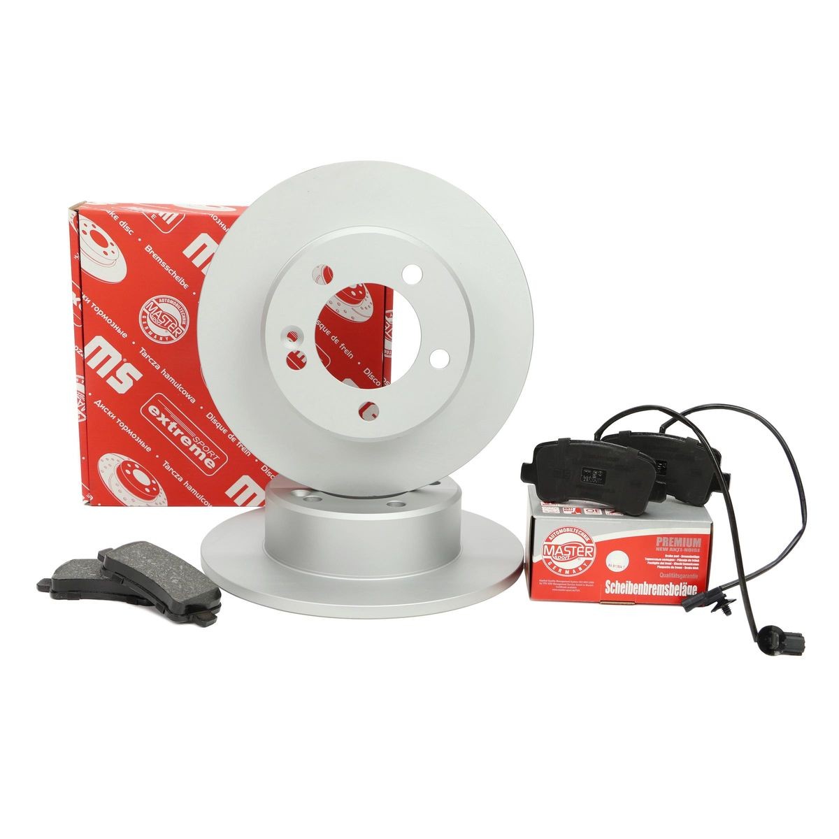 MASTER-SPORT Brake discs and pads set Article number: 201201900 cheaply