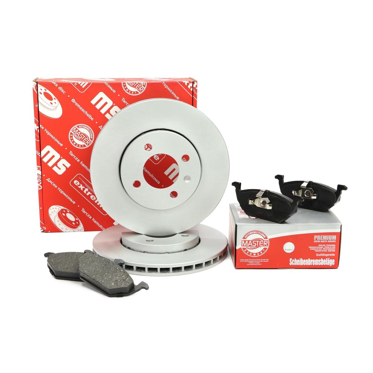 MASTER-SPORT Brake discs and pads set Article number: 202202810 cheaply