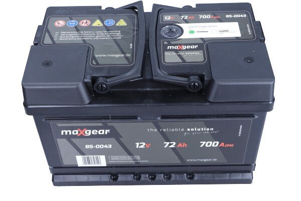 MAXGEAR Battery Article number: 85-0043 cheaply