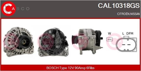 CASCO CRG72004AS EGR-jahuti FOCUS 1.8 TDCi 100 HP Diisel 2007