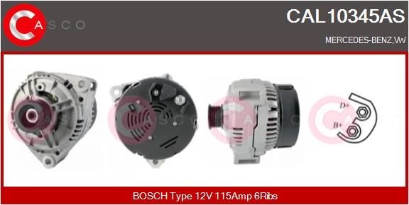 CASCO CRG73019AS EGR køler T-ROC 2.0 TDI 4motion 150 HK Diesel