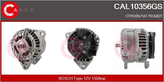 CASCO CRG74006GS EGR køler IDEA 1.9 JTD 101 HK Diesel