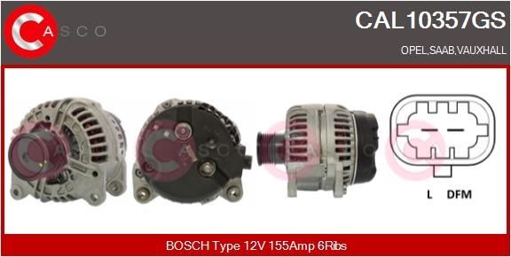 CASCO CRG74007GS EGR-jahuti MAREA 1.9 JTD 110 (185AXT1A) 110 HP Diisel 2007