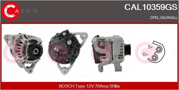 CASCO CRG74011GS EGR-jahuti STILO 1.9 JTD (192DXT1B) 150 HP Diisel 2008