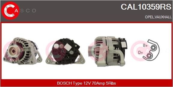 CASCO CRG74012GS EGR køler CORSA 1.3 CDTI (08, 68) 95 HK Diesel