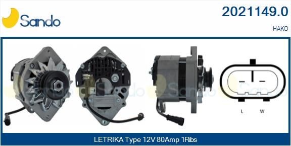 SANDO SRG72004.1 EGR-jahuti FOCUS 1.8 TDCi 100 HP Diisel 2007