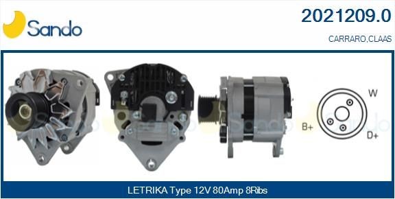 SANDO SRG74006.1 EGR køler IDEA 1.9 JTD 101 HK Diesel