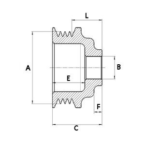 HC-Cargo Freewheel Gear, starter Article number: 135468 cheaply