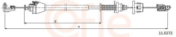 COFLE Throttle cable Article number: 92.11.0272 cheaply