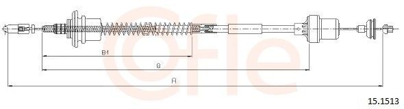 COFLE Clutch Cable Article number: 92.15.1513 cheaply