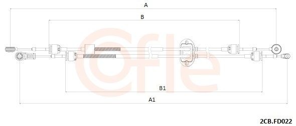 COFLE 92.2CB.FD022 Tross, käigukast C-MAX 1.6 EcoBoost 182 HP Bensiin 2019
