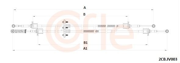 COFLE 92.2CB.IV003 Tross, käigukast Daily 3.0 60C17 V, 60C17 V/P 170 HP Diisel 2012