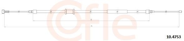 COFLE Clutch Cable Article number: 92.5P214 cheaply