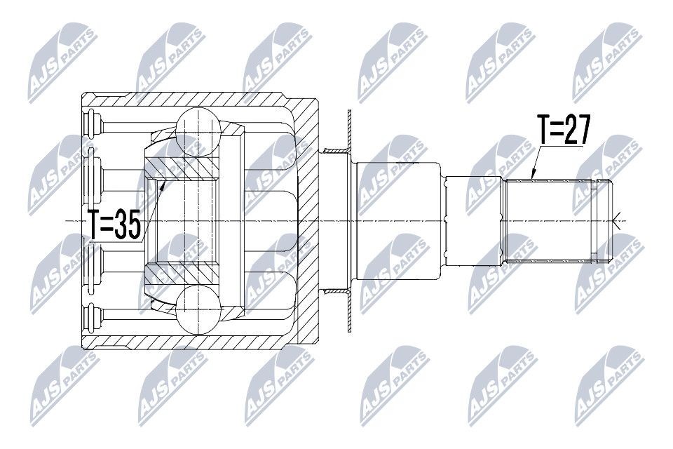 NTY Joint kit, drive shaft Article number: NPW-NS-052 cheaply