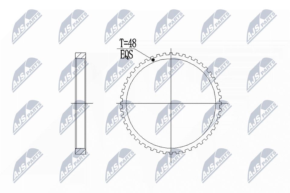 NTY ABS sensor ring Article number: NZA-VV-002 cheaply