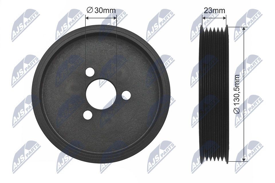 NTY Pulley, power steering pump Article number: RNK-BM-015 cheaply