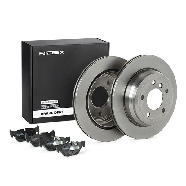 RIDEX Brake discs and pads set Article number: 3405B0850 cheaply