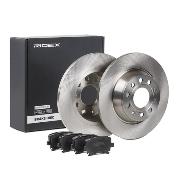 RIDEX Brake discs and pads set Article number: 3405B0862 cheaply