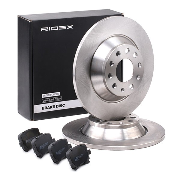 RIDEX Brake discs and pads set Article number: 3405B0864 cheaply