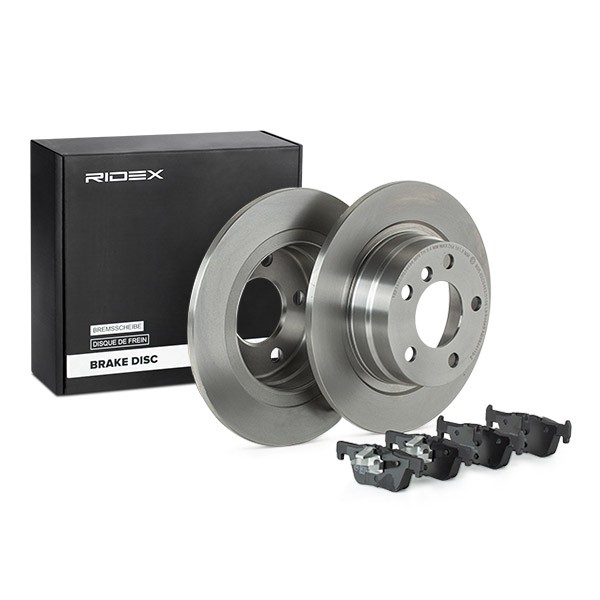 RIDEX Brake discs and pads set Article number: 3405B0865 cheaply