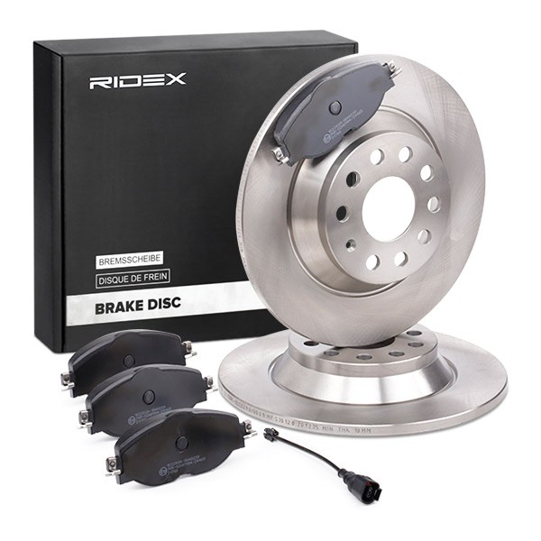 RIDEX Brake discs and pads set Article number: 3405B0938 cheaply