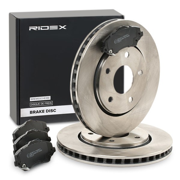 RIDEX Brake discs and pads set Article number: 3405B0947 cheaply