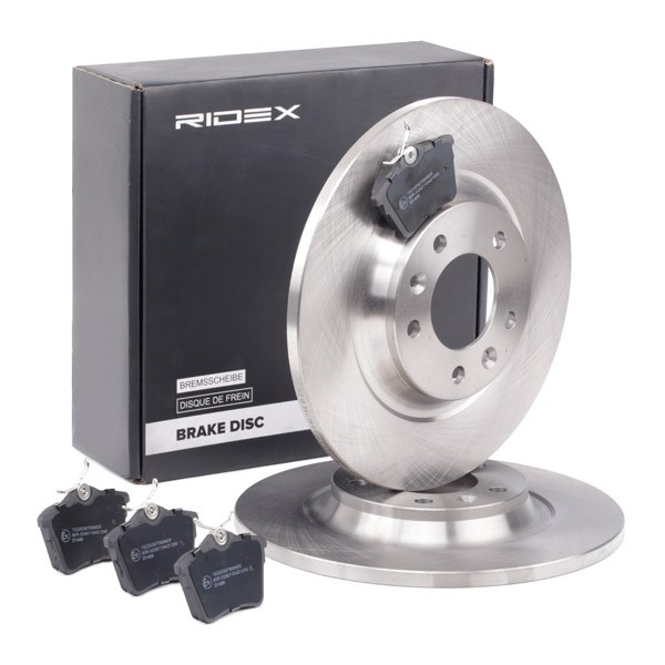 RIDEX Brake discs and pads set Article number: 3405B0951 cheaply