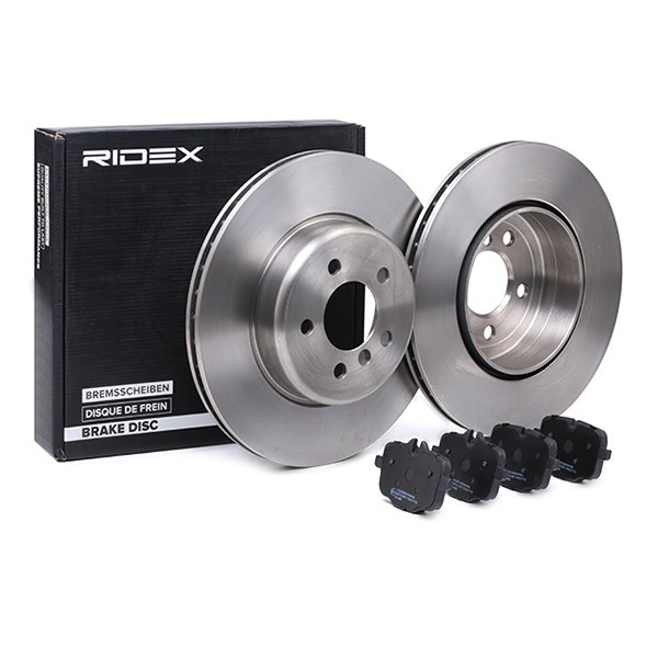 RIDEX Brake discs and pads set Article number: 3405B0963 cheaply