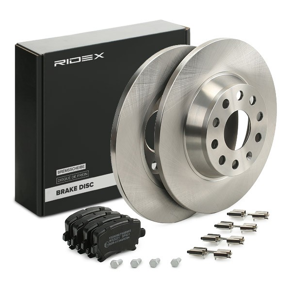 RIDEX Brake discs and pads set Article number: 3405B0980 cheaply