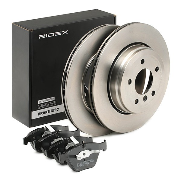 RIDEX Brake discs and pads set Article number: 3405B0993 cheaply