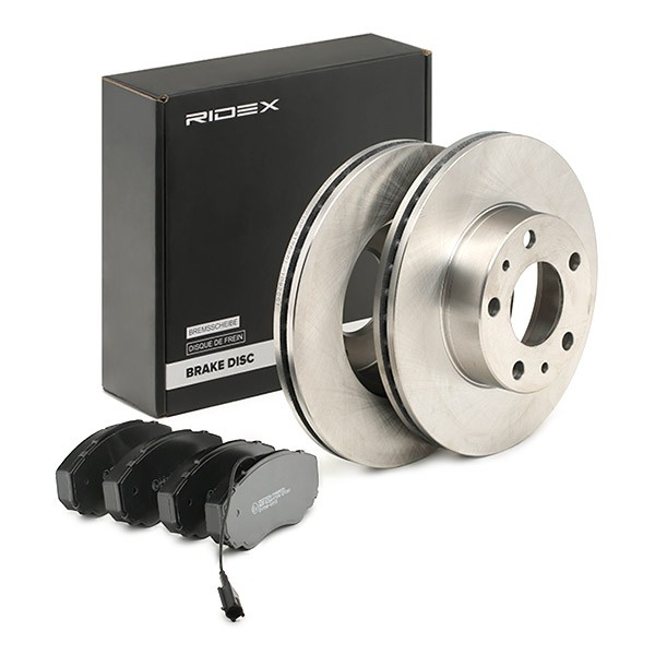 RIDEX Brake discs and pads set Article number: 3405B1062 cheaply