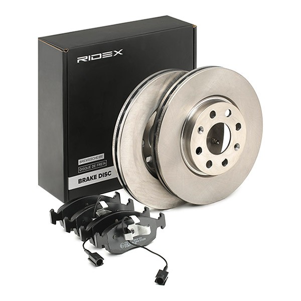 RIDEX Brake discs and pads set Article number: 3405B1064 cheaply