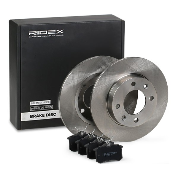 RIDEX Bremseskiver og klodser Varenummer: 3405B1090 billige
