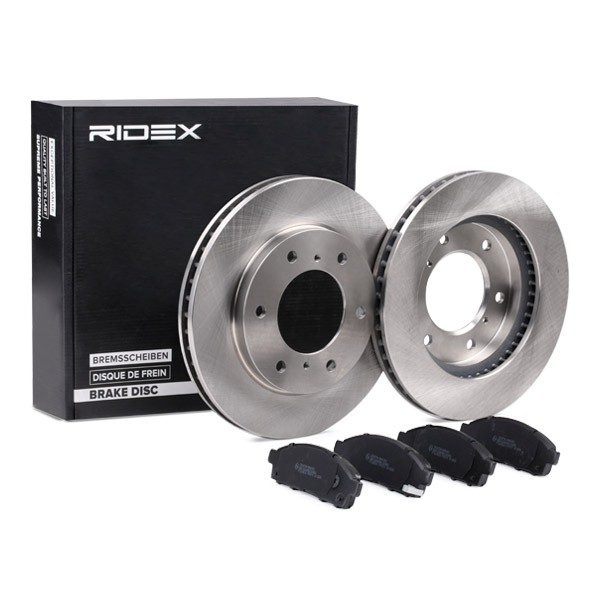 RIDEX Brake discs and pads set Article number: 3405B1091 cheaply