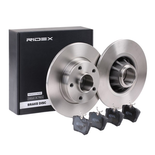 RIDEX Brake discs and pads set Article number: 3405B1098 cheaply