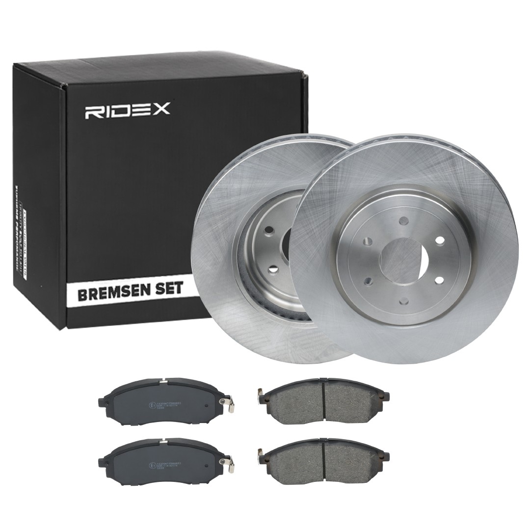 RIDEX Brake discs and pads set Article number: 3405B1116 cheaply