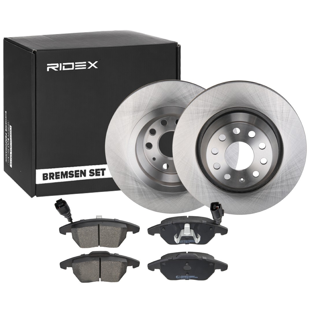 RIDEX Brake discs and pads set Article number: 3405B1118 cheaply
