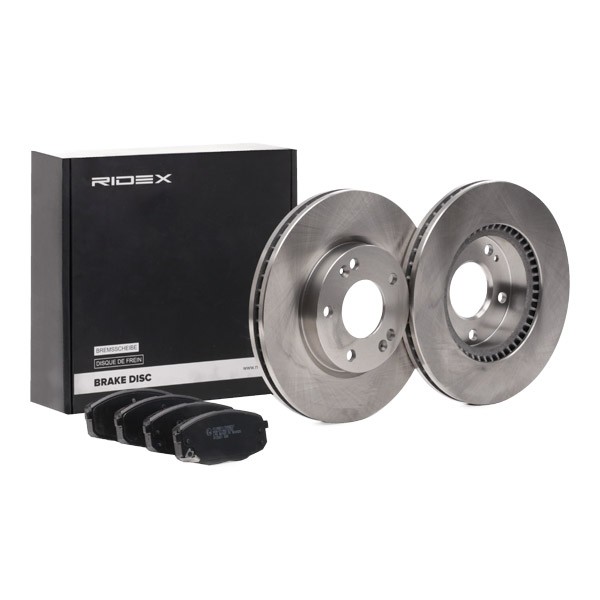 RIDEX Brake discs and pads set Article number: 3405B1150 cheaply