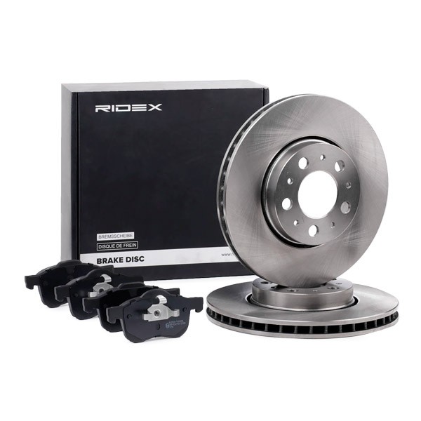 RIDEX Brake discs and pads set Article number: 3405B1153 cheaply