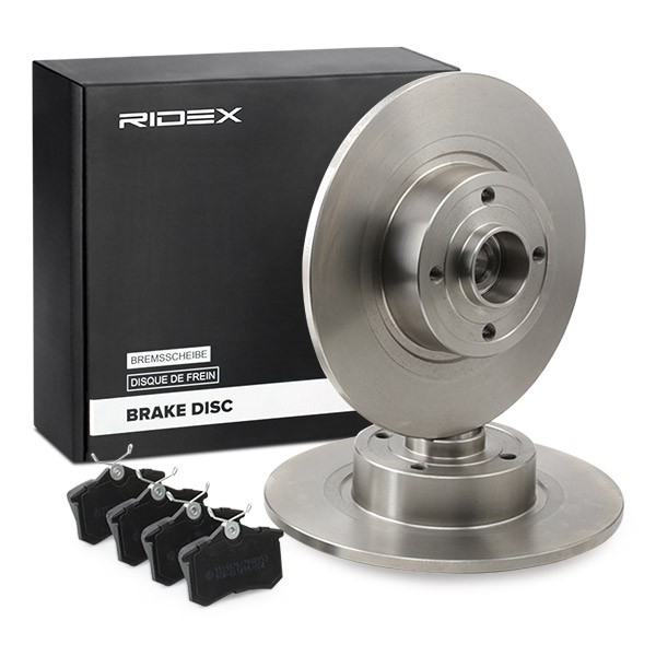 RIDEX Bremseskiver og klodser Varenummer: 3405B1187 billige
