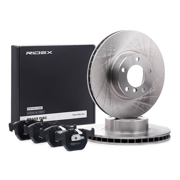 RIDEX Brake discs and pads set Article number: 3405B1345 cheaply